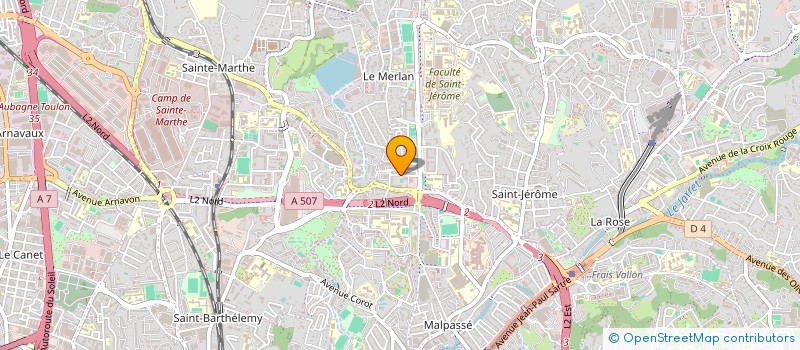 localisation de l'entreprise MONSIEUR AURELIEN ACCAD  MARSEILLE