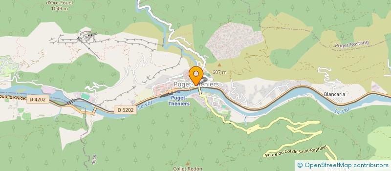 localisation de l'entreprise MONSIEUR AURELIEN AILLIOT  PUGET-THENIERS