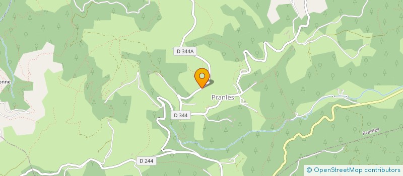 localisation de l'entreprise MONSIEUR AURELIEN AKAR  PRANLES