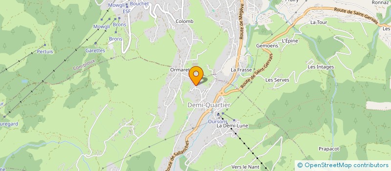 localisation de l'entreprise MONSIEUR AURELIEN ALAIN JEAN BOSSONNET  DEMI-QUARTIER