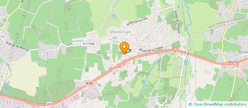 localisation de l'entreprise MONSIEUR AURELIEN ALLART  MONTUSSAN