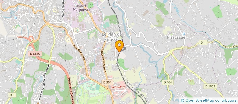 localisation de l'entreprise MONSIEUR AURELIEN ALVAREZ  GRASSE