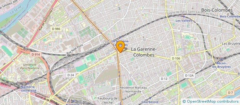 localisation de l'entreprise MONSIEUR AURELIEN AMIOT à LA GARENNE-COLOMBES