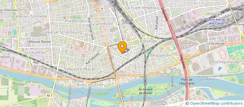 localisation de l'entreprise MONSIEUR AURELIEN ANDRE LE CALVE  TOURS