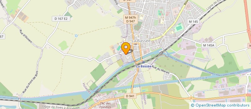 localisation de l'entreprise MONSIEUR AURELIEN ANDRIEUX  LA BASSEE