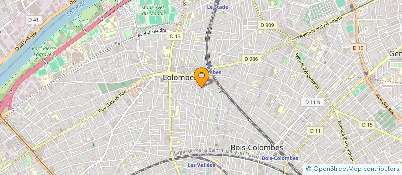 localisation de l'entreprise MONSIEUR AURELIEN ANTOINE à COLOMBES