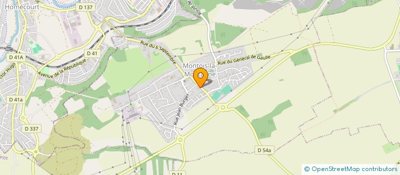 localisation de l'entreprise MONSIEUR AURELIEN ANTOINE  MONTOIS-LA-MONTAGNE