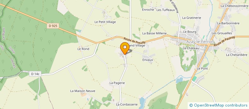 localisation de l'entreprise MONSIEUR AURELIEN ARAMBOL à AZAY-LE-FERRON