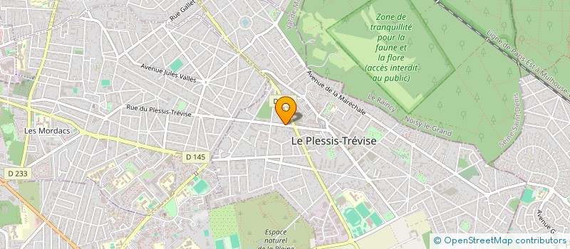 localisation de l'entreprise MONSIEUR AURELIEN AUBIN  LE PLESSIS-TREVISE