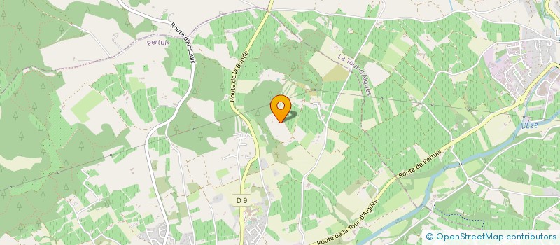 localisation de l'entreprise MONSIEUR AURELIEN AUCLAIR  PERTUIS