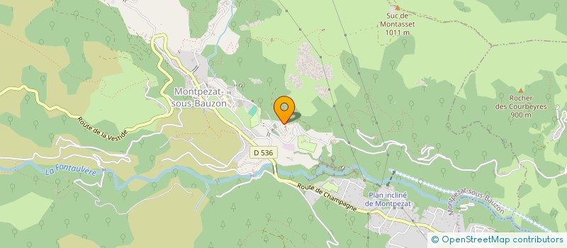 localisation de l'entreprise MONSIEUR AURELIEN AUDIGIER  MONTPEZAT-SOUS-BAUZON