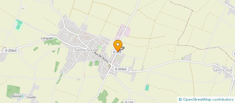 localisation de l'entreprise MONSIEUR AURELIEN AUVINET  SAINTE-SOULLE