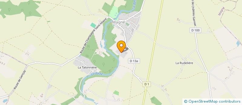 localisation de l'entreprise MONSIEUR AURELIEN AYRAULT  MAGNE