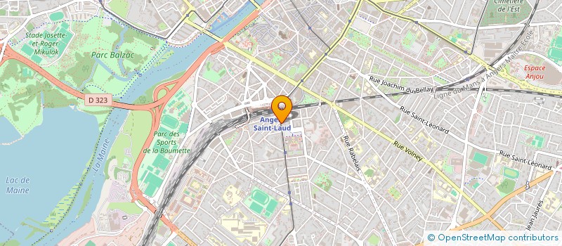 localisation de l'entreprise MONSIEUR AURELIEN BADIN à ANGERS