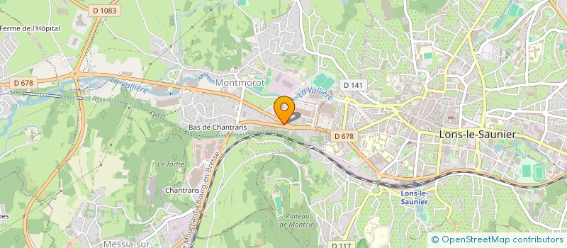 localisation de l'entreprise MONSIEUR AURELIEN BALAZIC  MONTMOROT