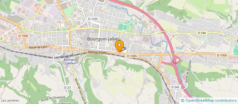 localisation de l'entreprise MONSIEUR AURELIEN BALLAND à BOURGOIN-JALLIEU