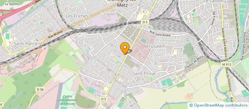 localisation de l'entreprise MONSIEUR AURELIEN BALLAND  METZ