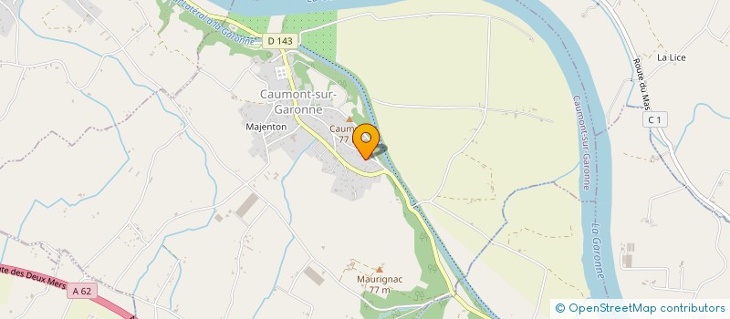 localisation de l'entreprise MONSIEUR AURELIEN BANNERY  CAUMONT-SUR-GARONNE