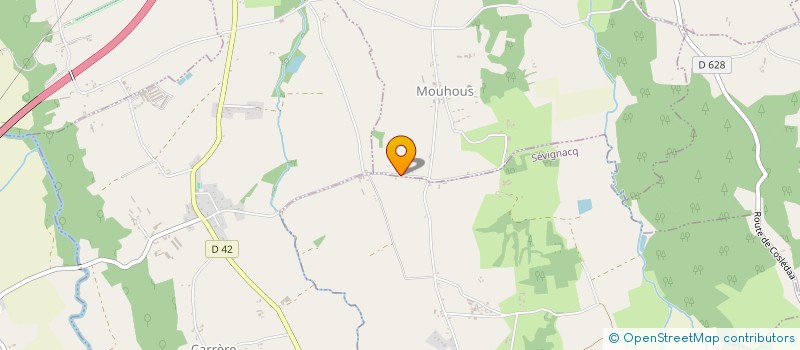 localisation de l'entreprise MONSIEUR AURELIEN BARBE  MOUHOUS