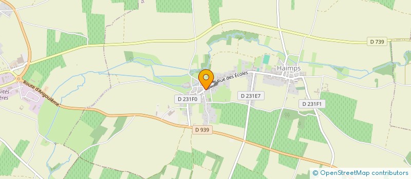 localisation de l'entreprise MONSIEUR AURELIEN BARBEAU  HAIMPS