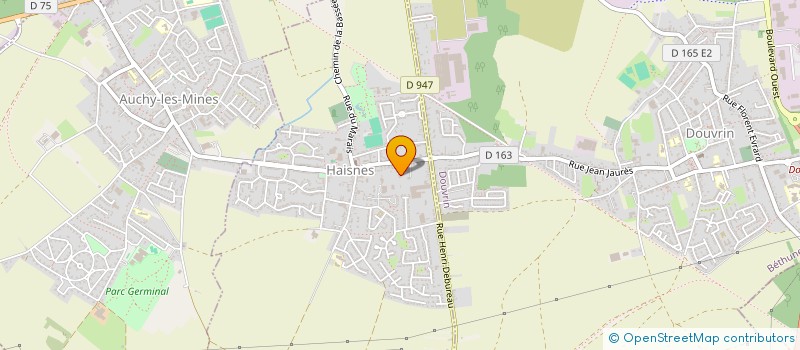 localisation de l'entreprise MONSIEUR AURELIEN BARBRY  HAISNES