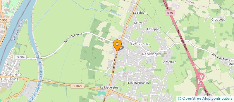 localisation de l'entreprise MONSIEUR AURELIEN BARDET à REPLONGES