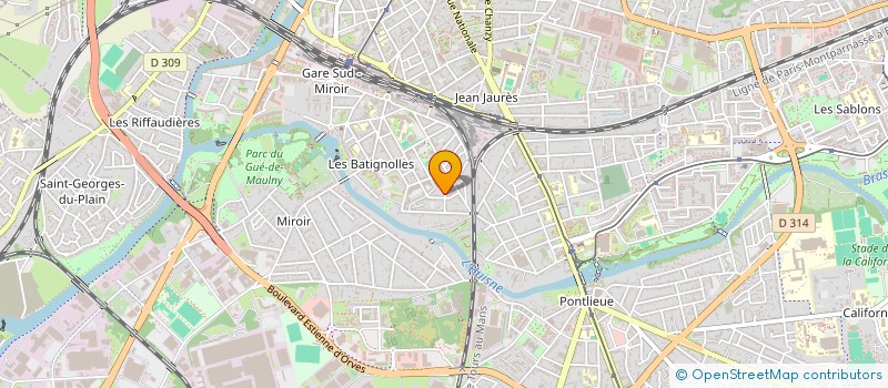 localisation de l'entreprise MONSIEUR AURELIEN BARDOT  LE MANS