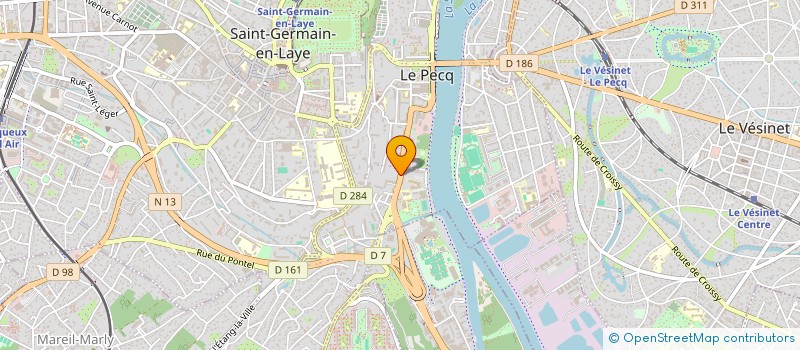 localisation de l'entreprise MONSIEUR AURELIEN BARON à LE PECQ