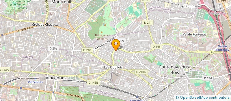 localisation de l'entreprise MONSIEUR AURELIEN BARON à FONTENAY-SOUS-BOIS