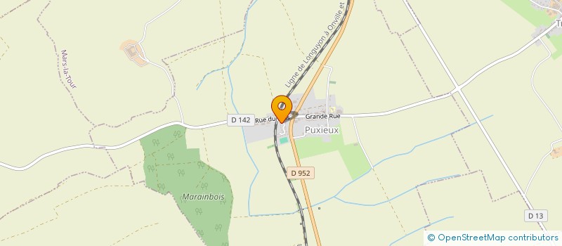 localisation de l'entreprise MONSIEUR AURELIEN BARRE  PUXIEUX