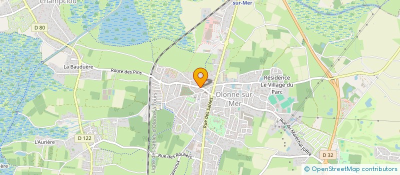 localisation de l'entreprise MONSIEUR AURELIEN BARREAU à LES SABLES-D'OLONNE