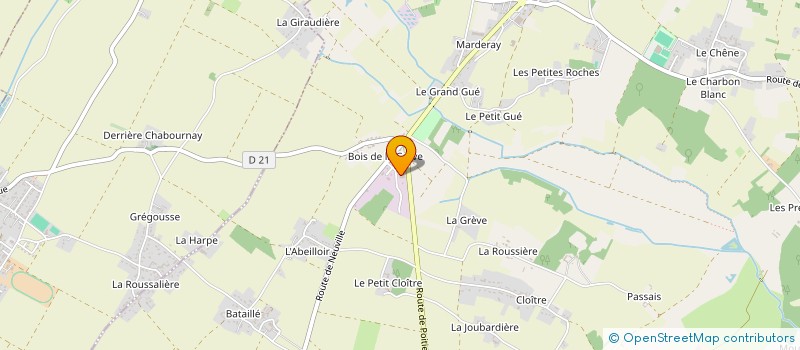 localisation de l'entreprise MONSIEUR AURELIEN BASTARD  SAINT-MARTIN-LA-PALLU