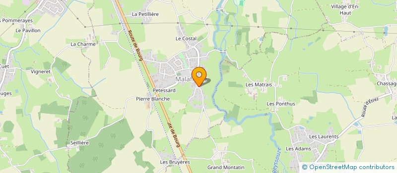 localisation de l'entreprise MONSIEUR AURELIEN BAULMONT à MALAFRETAZ