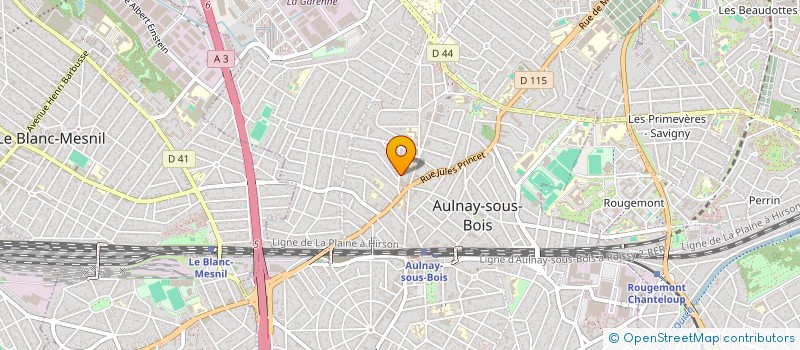 localisation de l'entreprise MONSIEUR AURELIEN BEAUBIGNY à AULNAY-SOUS-BOIS
