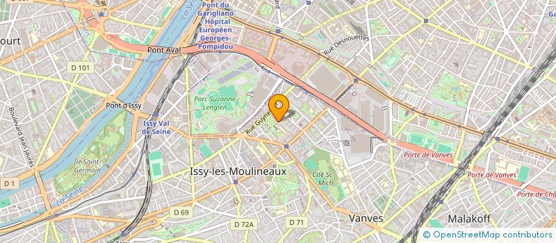 localisation de l'entreprise MONSIEUR AURELIEN BEAUGERIE à ISSY-LES-MOULINEAUX