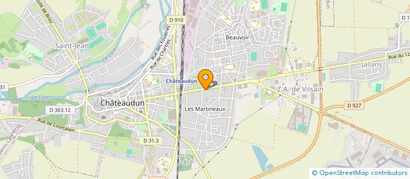 localisation de l'entreprise MONSIEUR AURELIEN BEAUVILLAIN à CHATEAUDUN