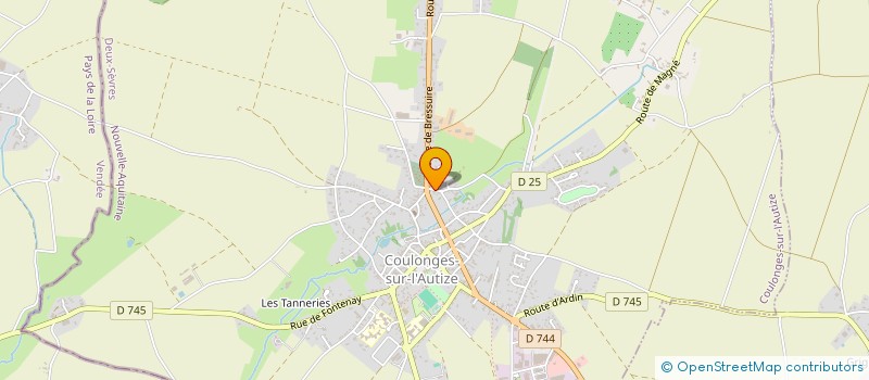 localisation de l'entreprise MONSIEUR AURELIEN BECAVIN  COULONGES-SUR-L'AUTIZE