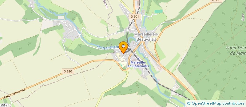 localisation de l'entreprise MONSIEUR AURELIEN BELLEVILLE  FEUQUIERES