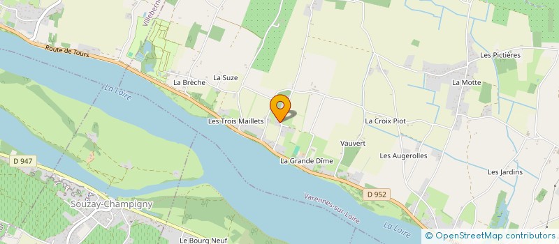 localisation de l'entreprise MONSIEUR AURELIEN BELLIARD  VARENNES-SUR-LOIRE