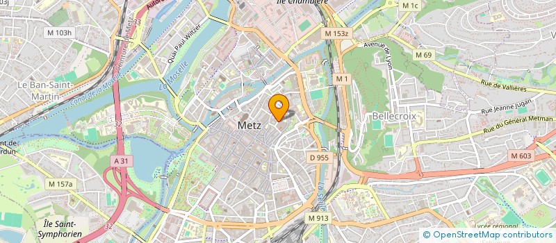 localisation de l'entreprise MONSIEUR AURELIEN BELUCHE  METZ