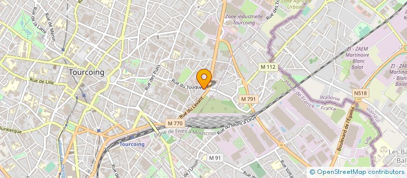 localisation de l'entreprise MONSIEUR AURELIEN BENGHIDA à TOURCOING