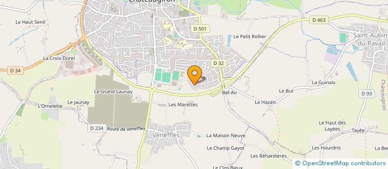 localisation de l'entreprise MONSIEUR AURELIEN BENOIT à CHATEAUGIRON
