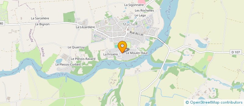 localisation de l'entreprise MONSIEUR AURELIEN BENOTEAU  MACHE