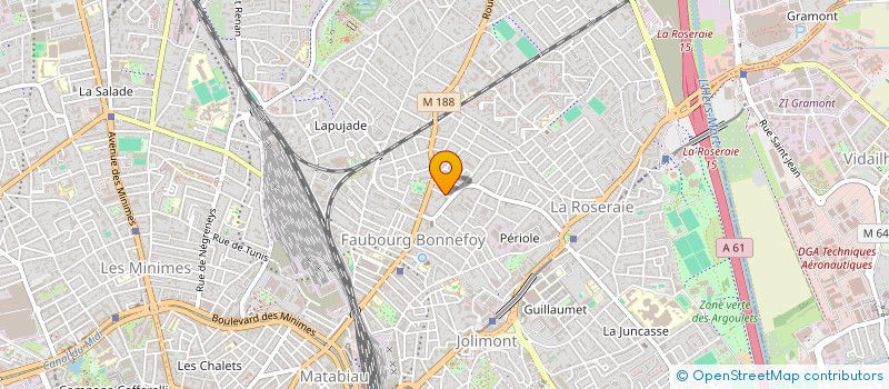 localisation de l'entreprise MONSIEUR AURELIEN BENZIMRA à TOULOUSE