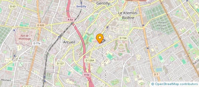 localisation de l'entreprise MONSIEUR AURELIEN BERNARD  CHARENTON-LE-PONT