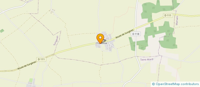 localisation de l'entreprise MONSIEUR AURELIEN BERNARD  SAINT-SATURNIN-DU-BOIS