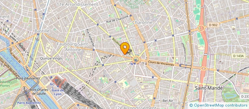 localisation de l'entreprise MONSIEUR AURELIEN BERRUT  PARIS