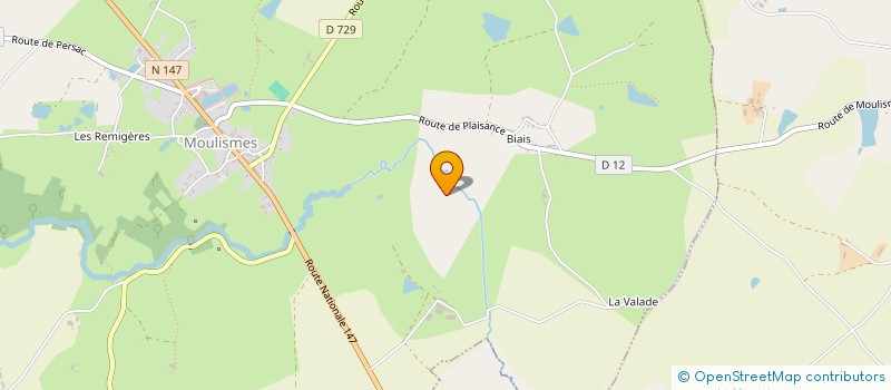 localisation de l'entreprise MONSIEUR AURELIEN BERTHELOT  MOULISMES