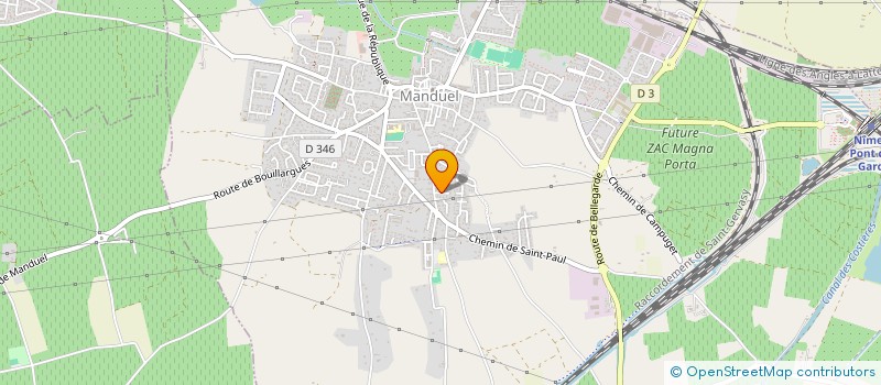 localisation de l'entreprise MONSIEUR AURELIEN BIAU  MANDUEL