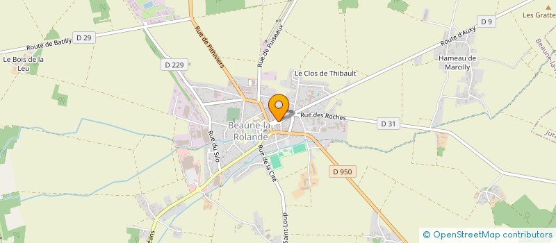 localisation de l'entreprise MONSIEUR AURELIEN BIGARD à BEAUNE-LA-ROLANDE